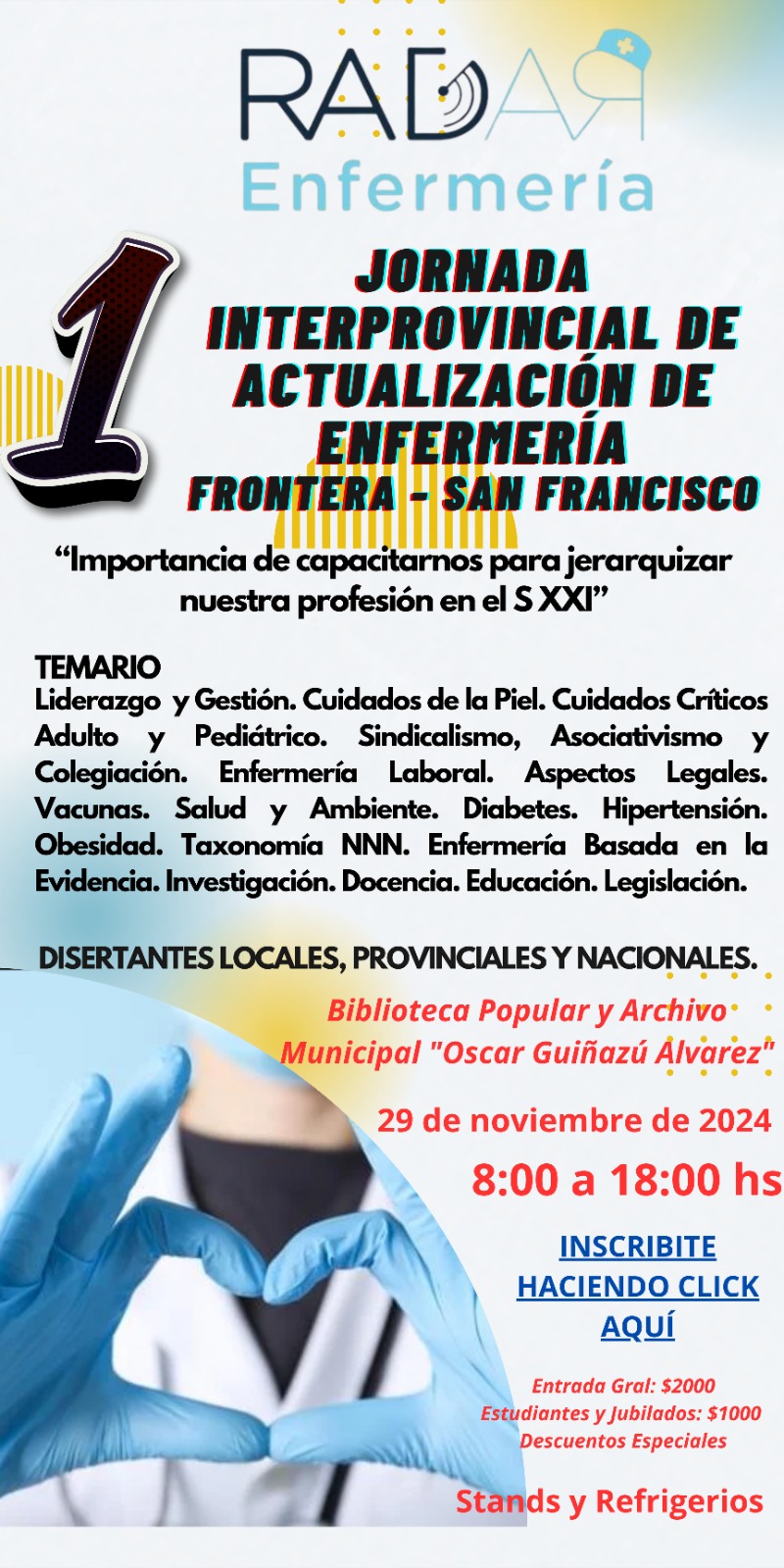 Jornada de Enfermería — ediciones anteriores